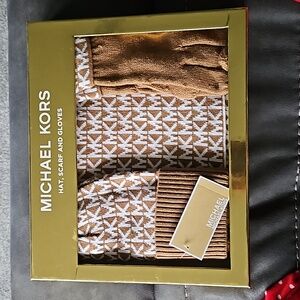 Michael Kors Hat, and Gloves Set